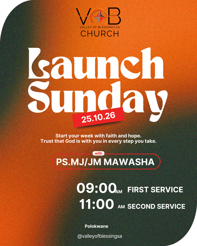 orange and black modern sunday service instagram post (1)